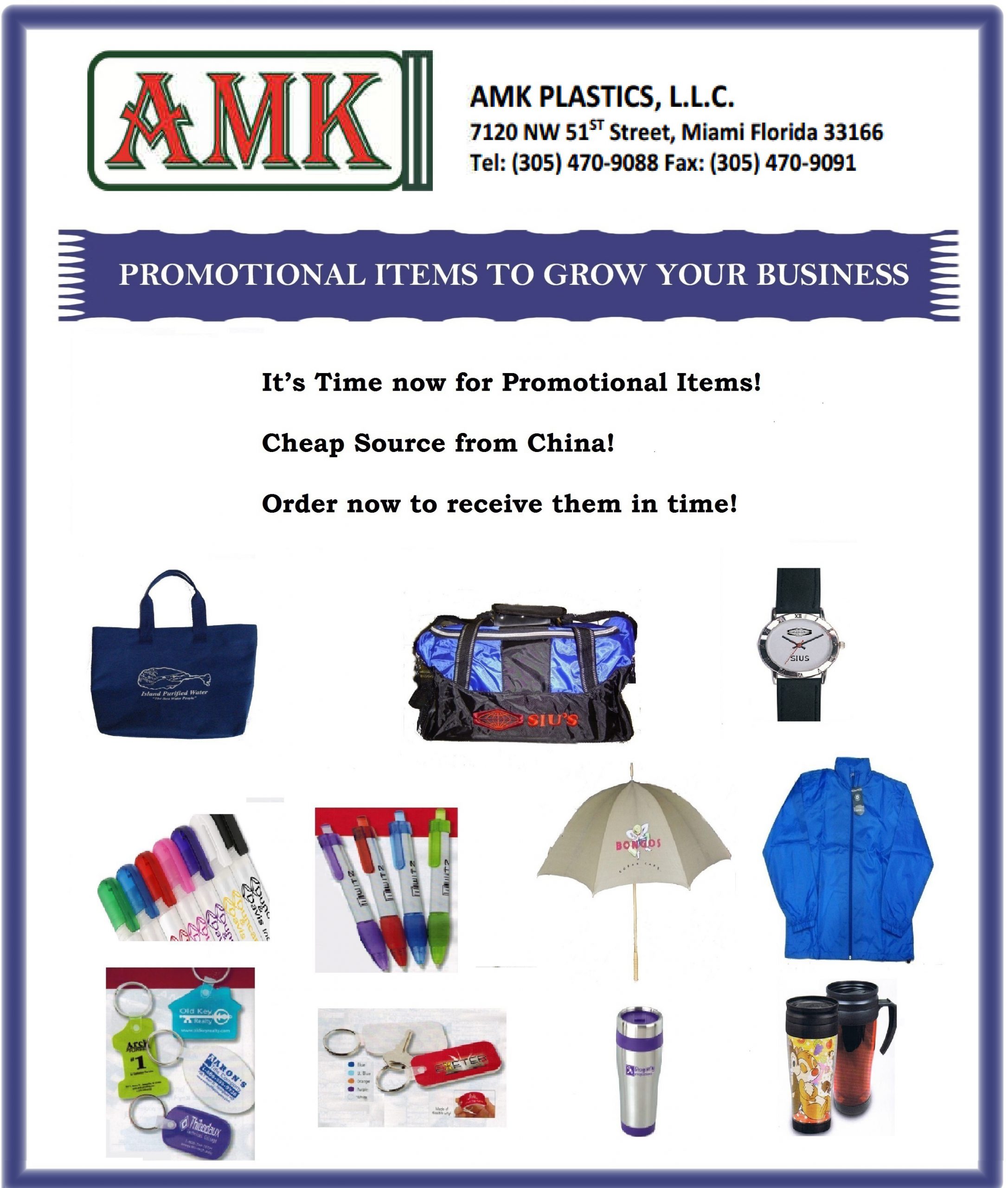 PROMOTIONAL ITEMS