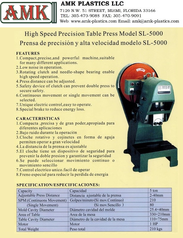 PUNCH PRESS SL 5000