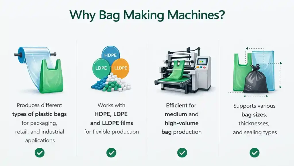 Bag making machine